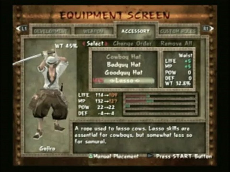 CGRundertow SAMURAI WESTERN for PlayStation 2 Video Game Review