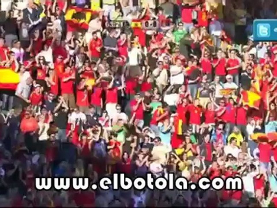 هدف إسبانيا الاول ضد صربيا