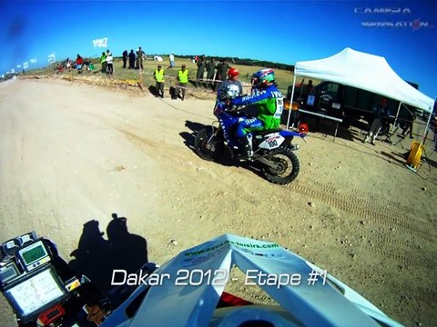 Dakar 2012 - KTM 450 - Caméra embarquée #101 Emmanuel Sulem