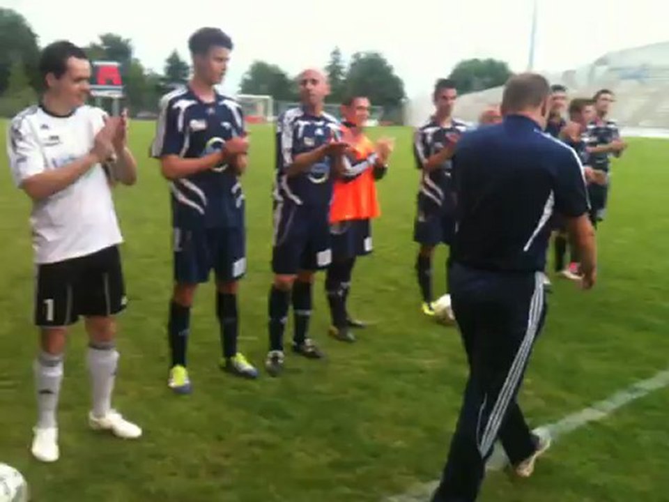 A la fin de Poitiers - Cholet (3-0)