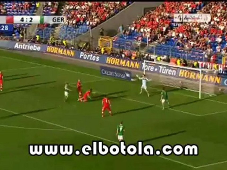 هدف ألمانيا التالت ضد سويسرا