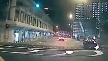 Four-car accident at Rochor Ferrari crash site