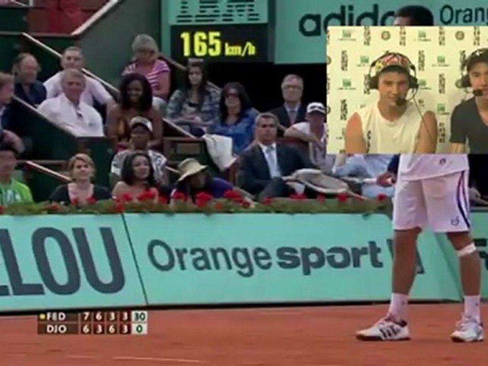 Samedi 26 mai 2012 - Federer vs Djokovic - Matthieu & Quentin