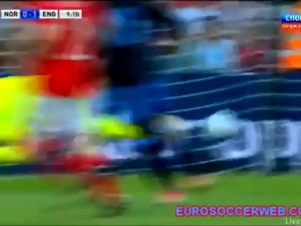 Ashley Young Opens the scoring against Norway
