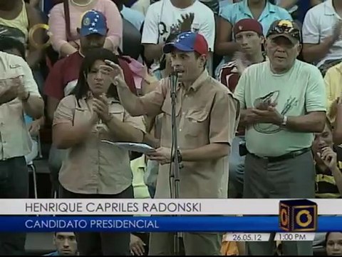 Capriles: El único empleo que le preocupa al Presidente es el suyo