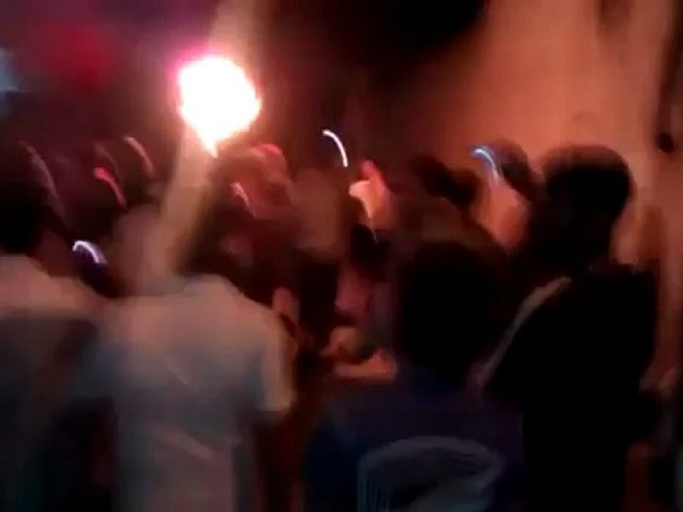 Syria فري برس ريف دمشق  داريا مظاهرة ليلية تزامناً مع حملة التكبير  27 5 2012 Damascus