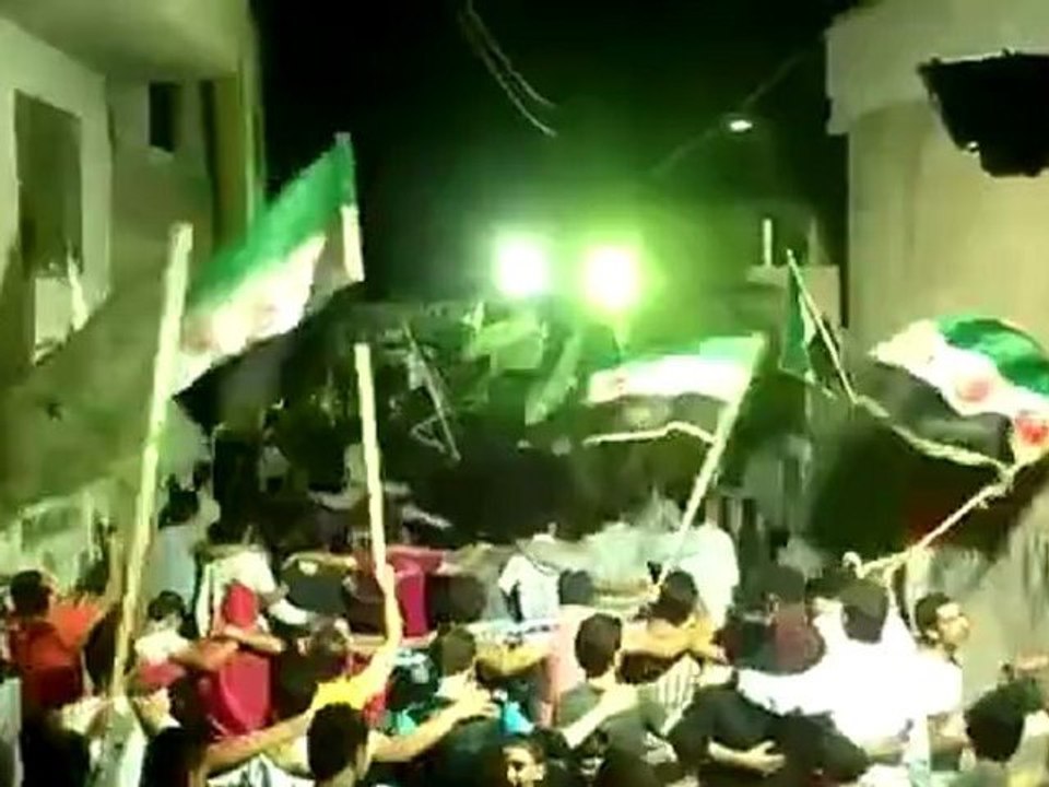Syria فري برس دمشق برزة مظاهرة الأحرار شدوا الهمة 26 5 2012 Damascus