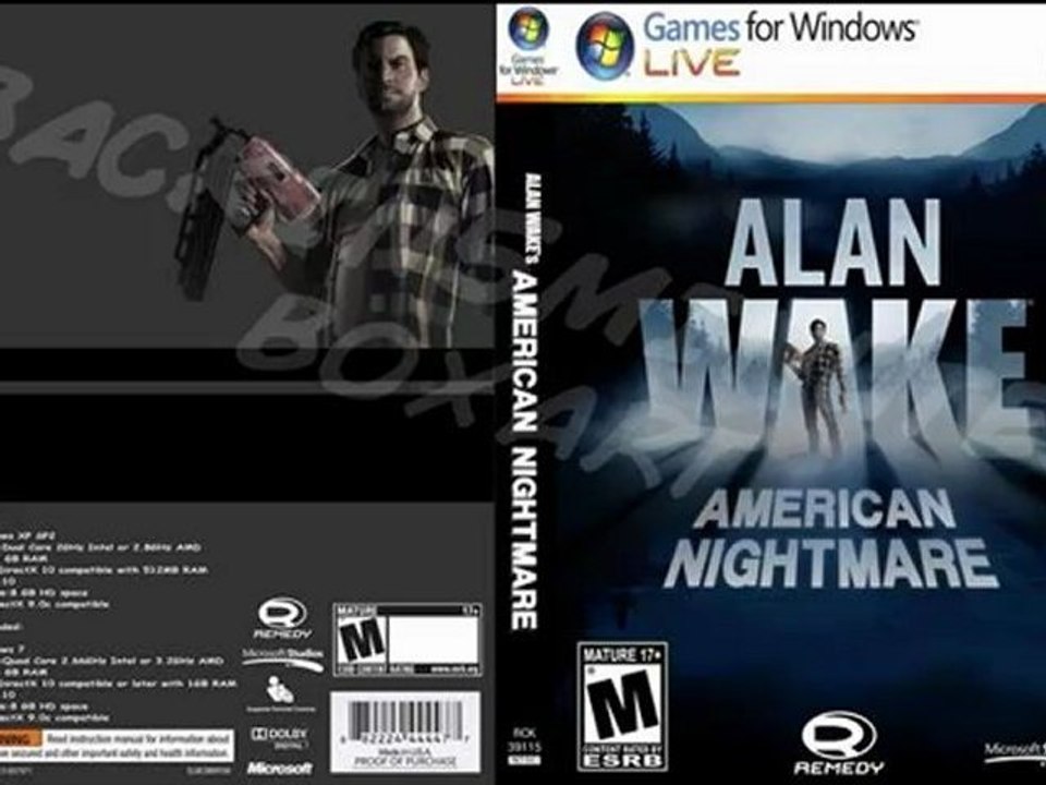 Alan Wake American Nightmare PC Game Save  God Mode
