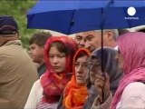 Burials for 66 Muslims killed during Bosnian war