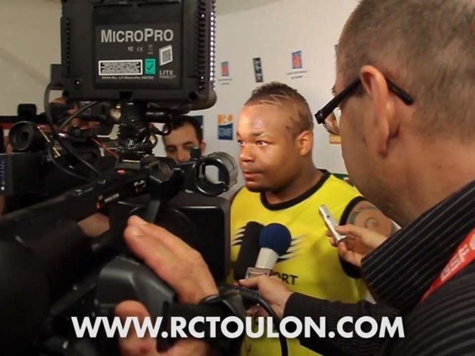 Conférence d'après-match Toulon - Racing Metro 92
