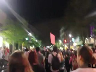 Καναδοί διαδηλωτές κατά του νόμου περί συγκέντρωσης