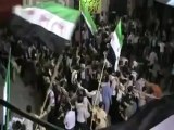Syria فري برس  ريف دمشق  دومــــا  أغنية من ثوار دوما الى الحولة الجريحة 26 5 2012 Damascus