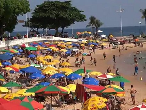 BRESIL: La plage de Salvador de Bahia