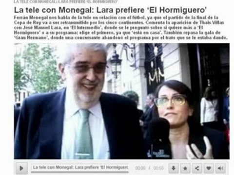 Monegal habla del tratamiento de la TELECINCO con Noemi en el GH12+1 22.05.2012