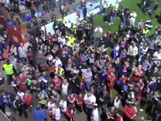 GFCOA-Niort  après-match (public-joueurs)