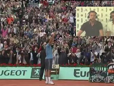 Dimanche 27 mai 2012 - Federer vs Soderling - Aurélien & Farouk
