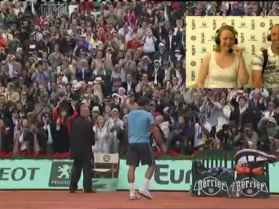 Dimanche 27 mai 2012 - Federer vs Soderling - Pauline & Guillaume