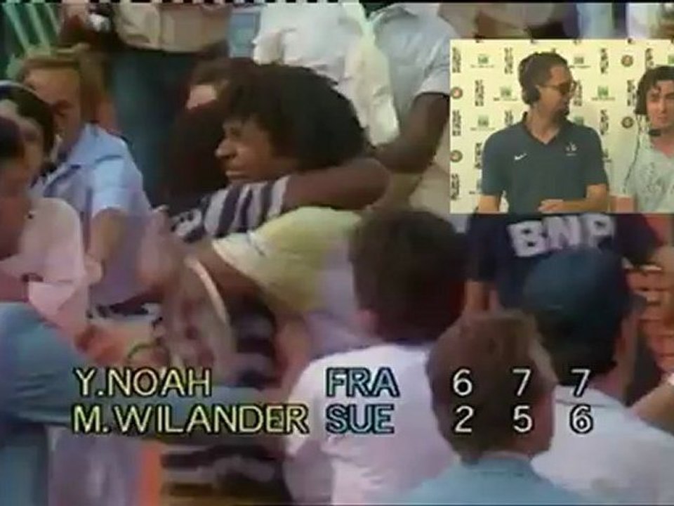Dimanche 27 mai 2012 - Noah vs Wilander - Rémi & Maximilien