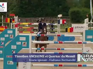 L'interview de Timothée Anciaume sur le Grand National de Lignières