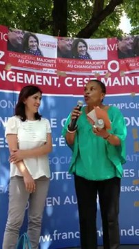 Christiane Taubira soutient Sandrine Mazetier