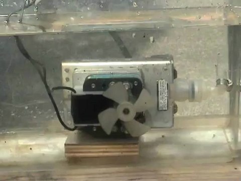 Under water motor 115 Volts on 240 Volts test No 3