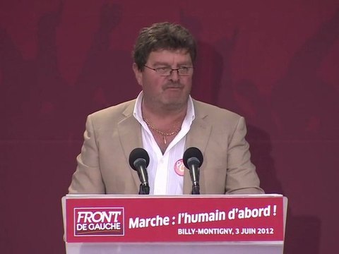 Discours de Bruno Troni à Billy-Montigny