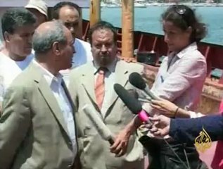 سفينة الأمل الليبية تنتظر الإنطلاق إلى غزة