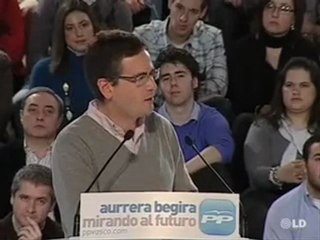 Basagoiti advierte que no habrá cambio en el País Vasco "si el PP no está en la Lehendakaritza"