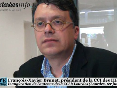 Lourdes CCI FX Brunet presente l'antenne de Lourdes (1er juin 2012)