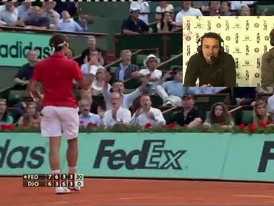 Lundi 4 juin 2012 - Federer vs Djokovic - Mickaël & Cédric