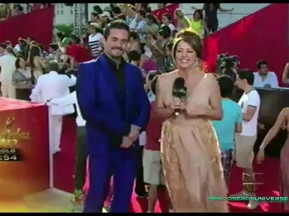 José Ron en la Alfombra Roja de Premios TVYNovelas 2012