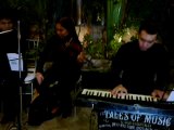 The Tales of Music strings wedding musicians manila trio keyboard violin and flute at glass garden wedding