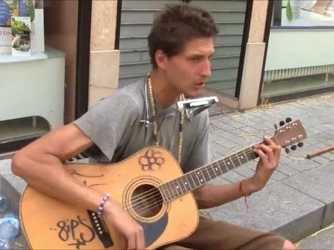 anonyme folk guitare harmonica