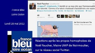 Réactions au dérapage de Noël Faucher sur Twitter - France Bleu Loire Océan 28/05/12