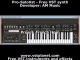 ProSoloVST - Free VST synth
