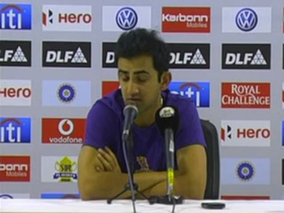 Gautam Gambhir post match PC May28
