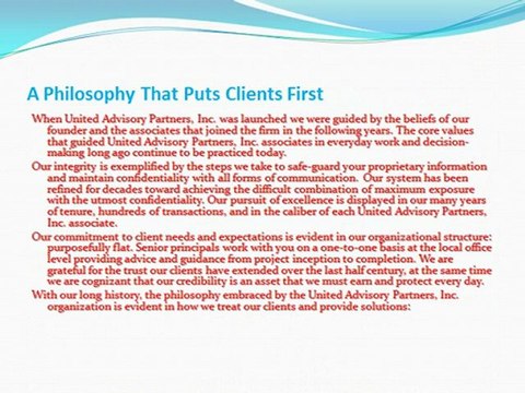 United Advisory Partners, Inc