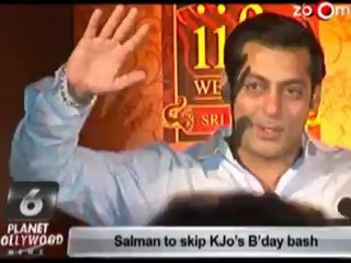 Salman Khan to skip Karan Johar's birthday bash