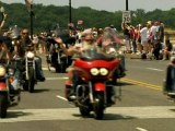 Rolling Thunder rally bikers ride through Washington DC