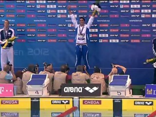 J5 - Podium Alain Bernard 100m NL H - ChE 2012