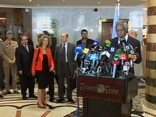 Annan calls for peace in Syria