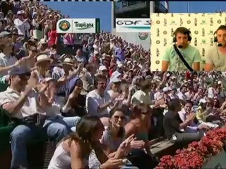Lundi 28 mai 2012 - Monfils vs Melzer - Yannick & Franck