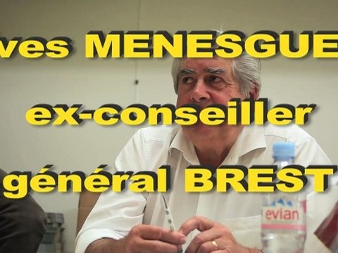 Jean-Luc Bleunven - Le soutien du jour : Yves Ménesguen, Conseiller Général de Brest-Recouvrance 1998-2011
