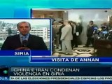 Kofi Annan llegó a Siria para mediar en conflcto