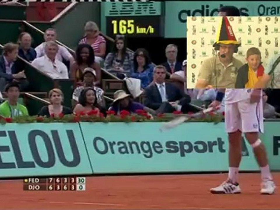 Lundi 28 mai 2012 - Federer vs Djokovic - Freddy & Max & Dany