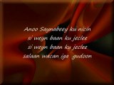 Somali Lyrics - Song - Aduunyada - Lafoole & Faduma Hilaac