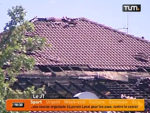 Incendie à la bibliothèque de Grézieu la Varenne