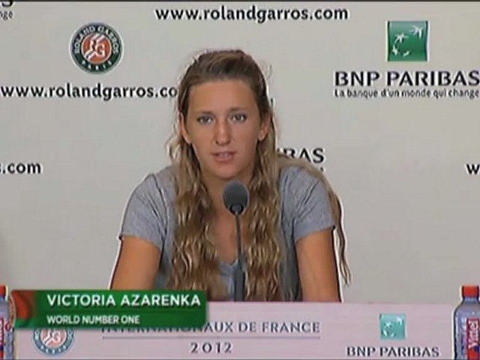 Azarenka: 'Einfach nicht mein Tag'