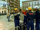 Esercitazione di Protezione Civile a Piazza Catuma ad Andria: terremoto nel Centro Storico