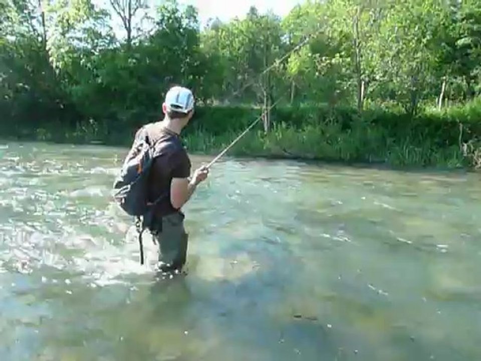 Stage pêche à la mouche sèche des ombres en Bourgogne